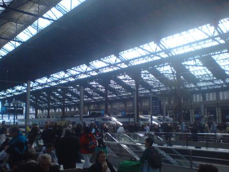 D�part Paris gare de Lyon direcrection Dijon